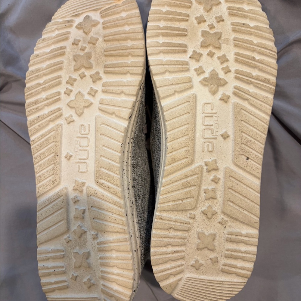 Casual Gray Women’s Hey Dude Shoes - Picture 3 of 3